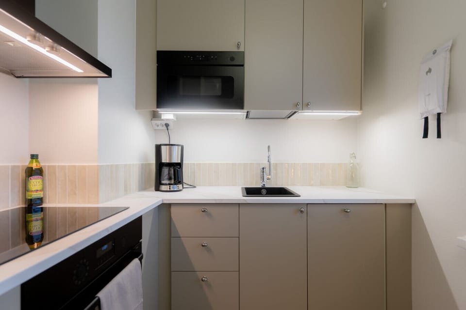 The kitchen has everything you need for the home-cooked meal