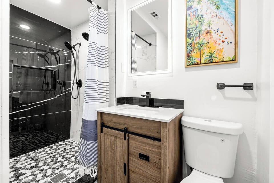 Luxury ensuite bathroom with modern finishes & a spa-like retreat feel!