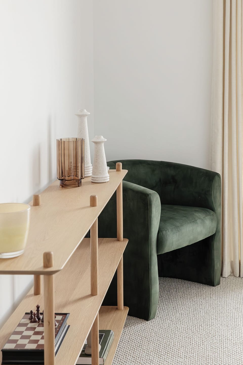 Upstairs bedroom lounge chair