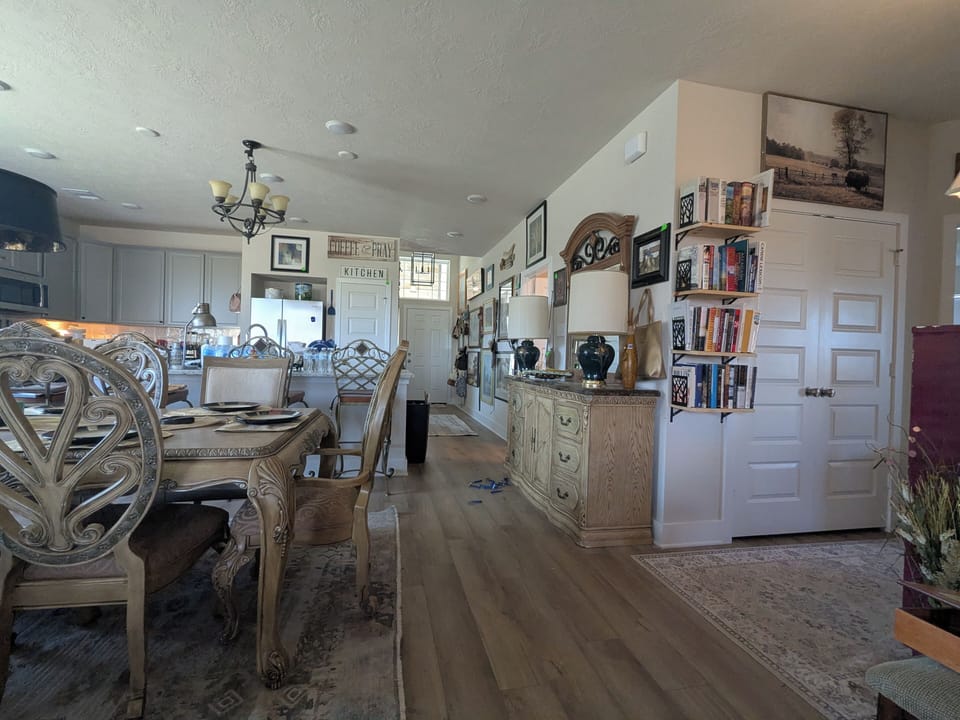 Open LR, DR, kitchen