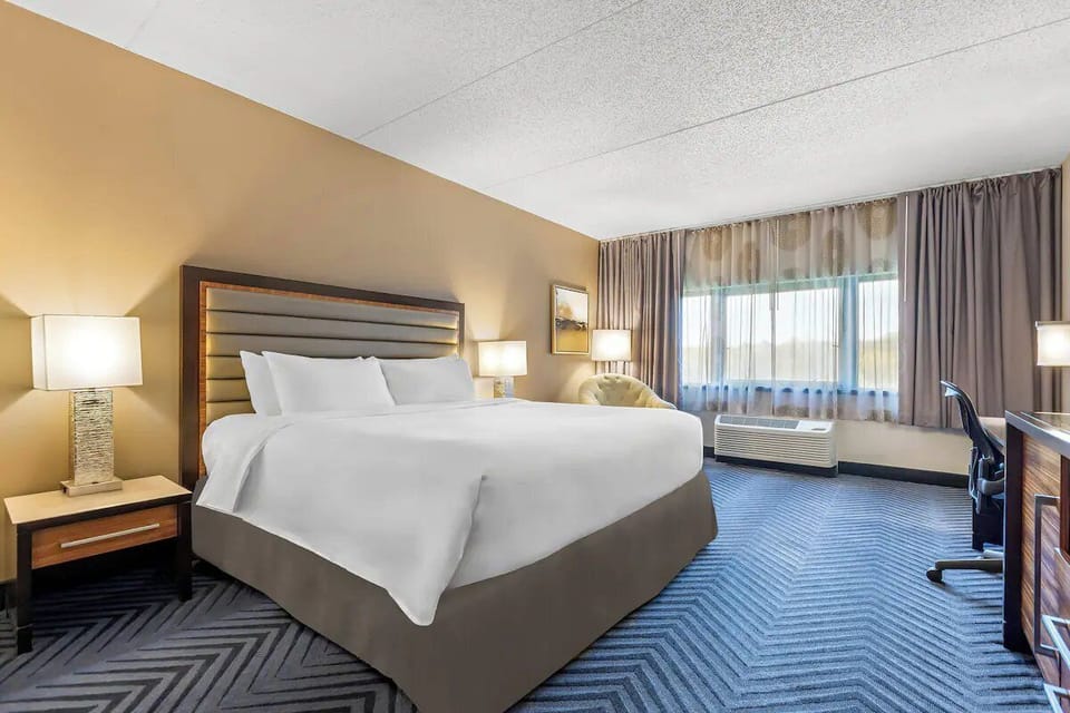 Bedroom. Interior and views may vary based on location and availability.