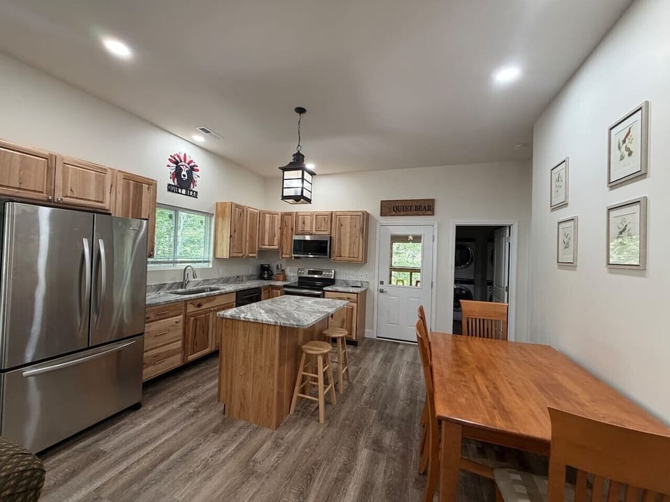 Well-designed kitchen with a welcoming atmosphere