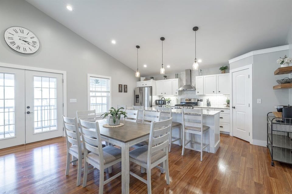 Magnolia - upstairs open concept living room and kitchen