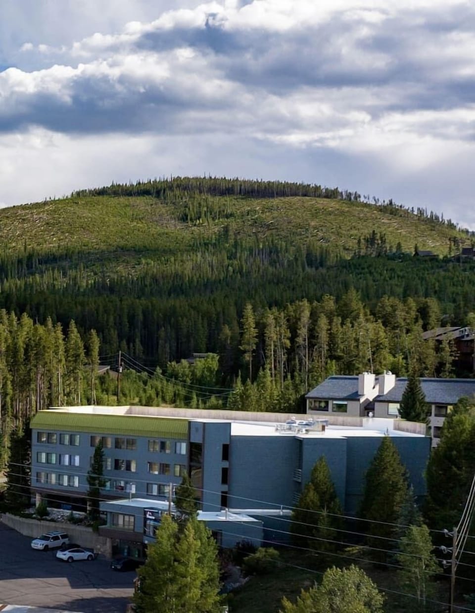 Take in the beautiful mountain scenery and lush forest views right from the property.