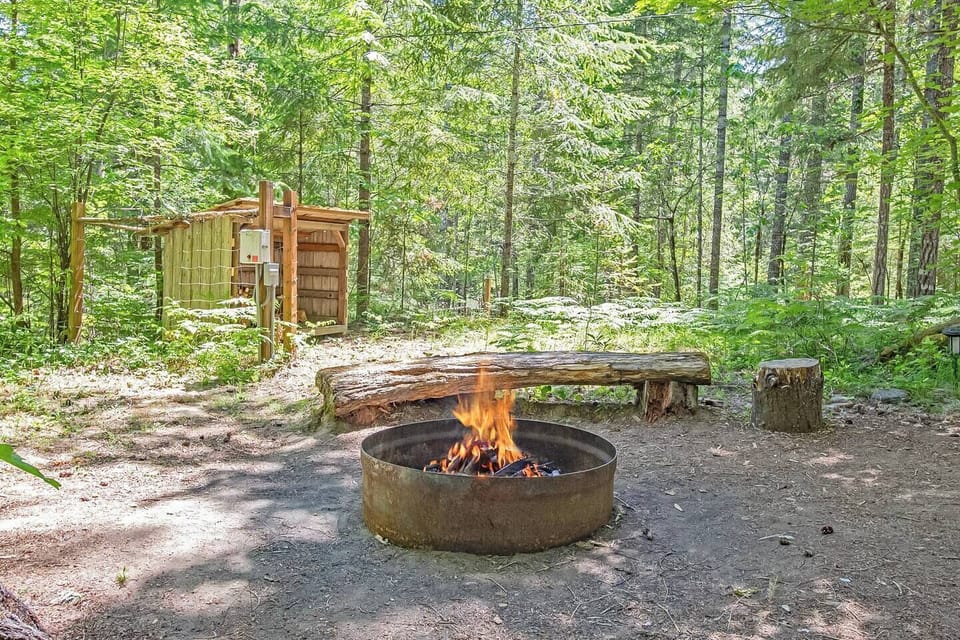 Enjoy a soothing fire and unwind after a day of exploring! 
