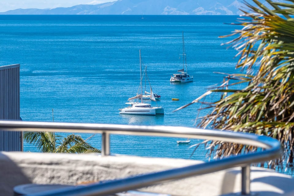 ONEROA BAY FROM SEATING AREA 