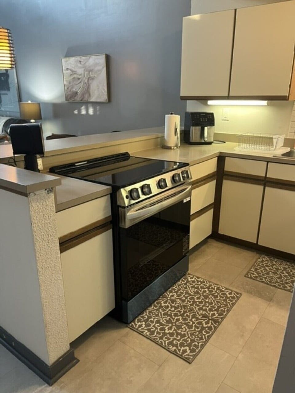 Kitchen with new Range