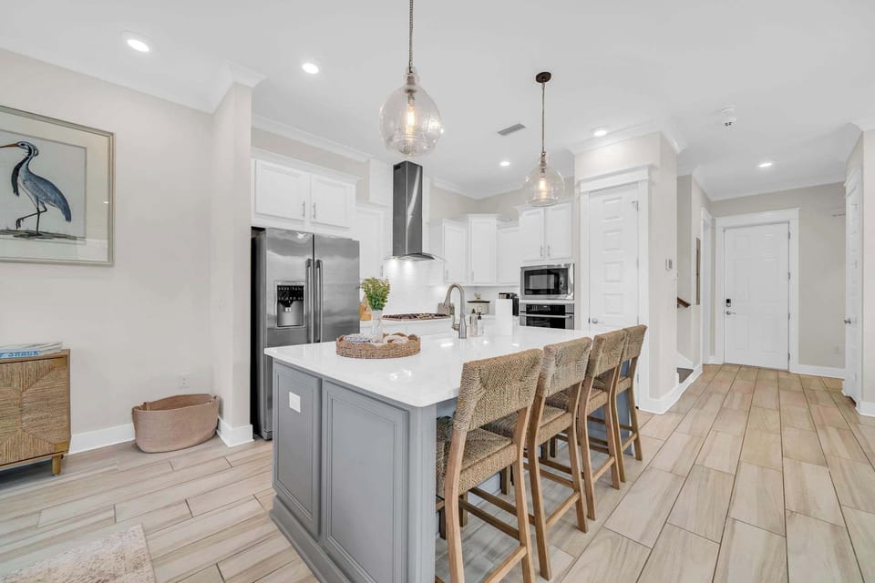 Fully stocked kitchen
