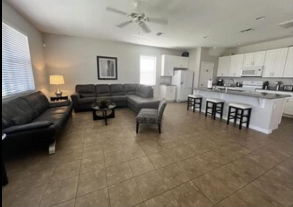 LIVING AREA:  Living Room Area overlooking Kitchen