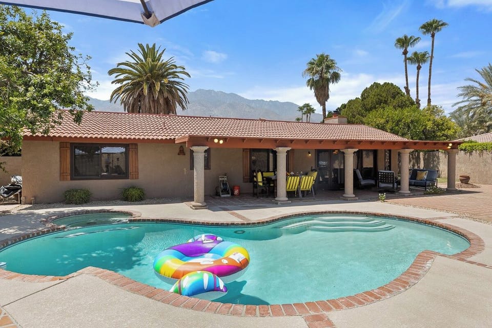 K0065 - Side View of Pool looking at Property