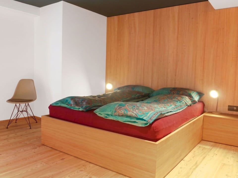 Wood, Flooring, Floor, Interior Design, Bedroom, Furniture, Wood Flooring, Room, Bed, Wood Stain