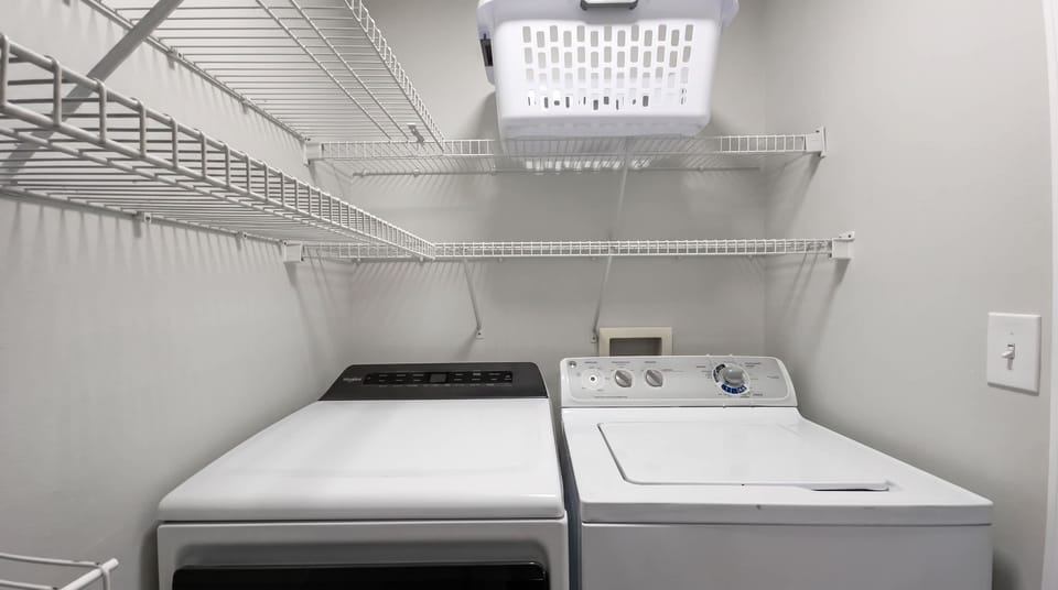 Enjoy the convenience of an in-home laundry area
