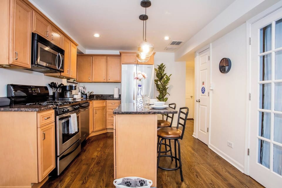 A modern kitchen for home-cooked comfort, warm meals and bond.