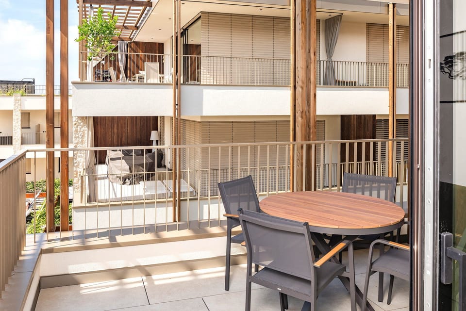 The modern Corte Garden residential complex