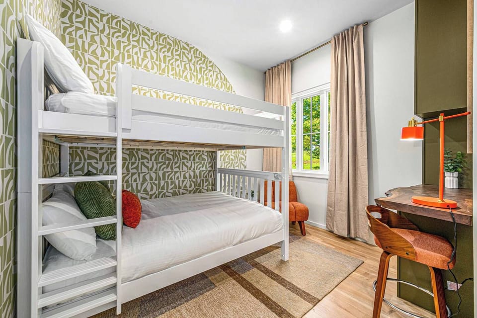Pick your bunk and get comfortable — this room's made for staying up late talkin
