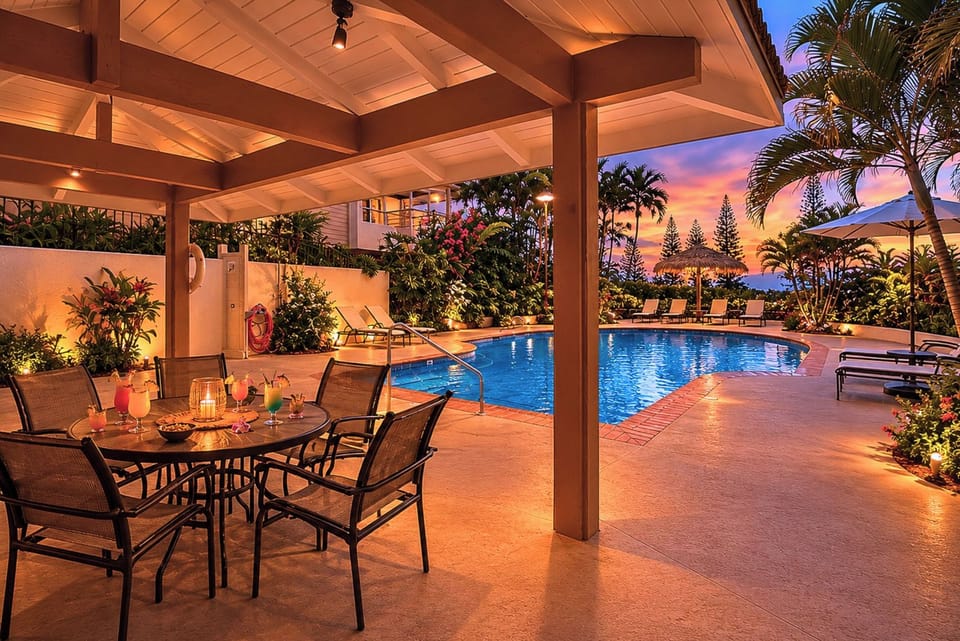 Lounge by the pool with a cocktail in hand and enjoy the warm Hawaiian sun. At Kapalua Golf Villas, relaxation comes naturally.