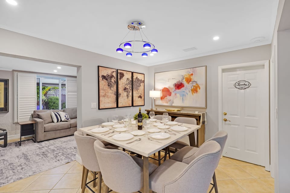 Comfortable dining space with plenty of room to enjoy meals together.