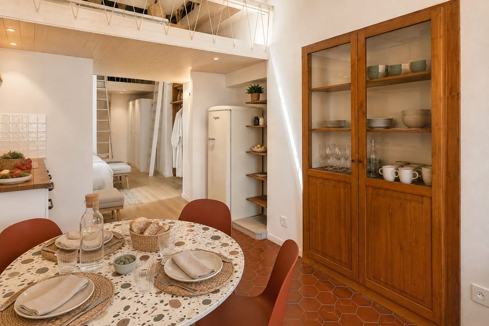 Living and dining room