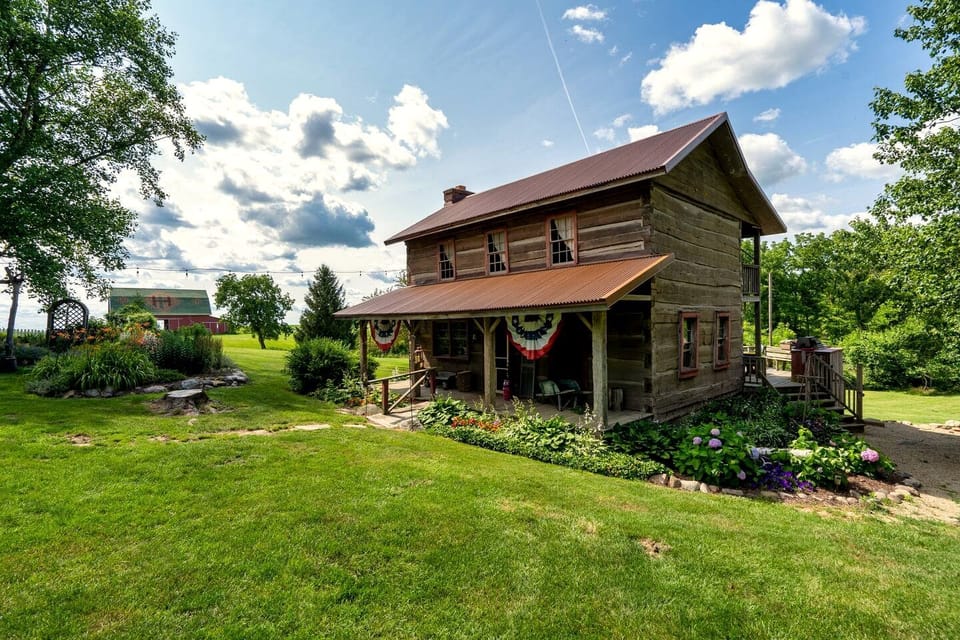 Enchanting Vacation Rental on Working Alpaca Farm near Kokomo, Indiana Cabin in Indiana