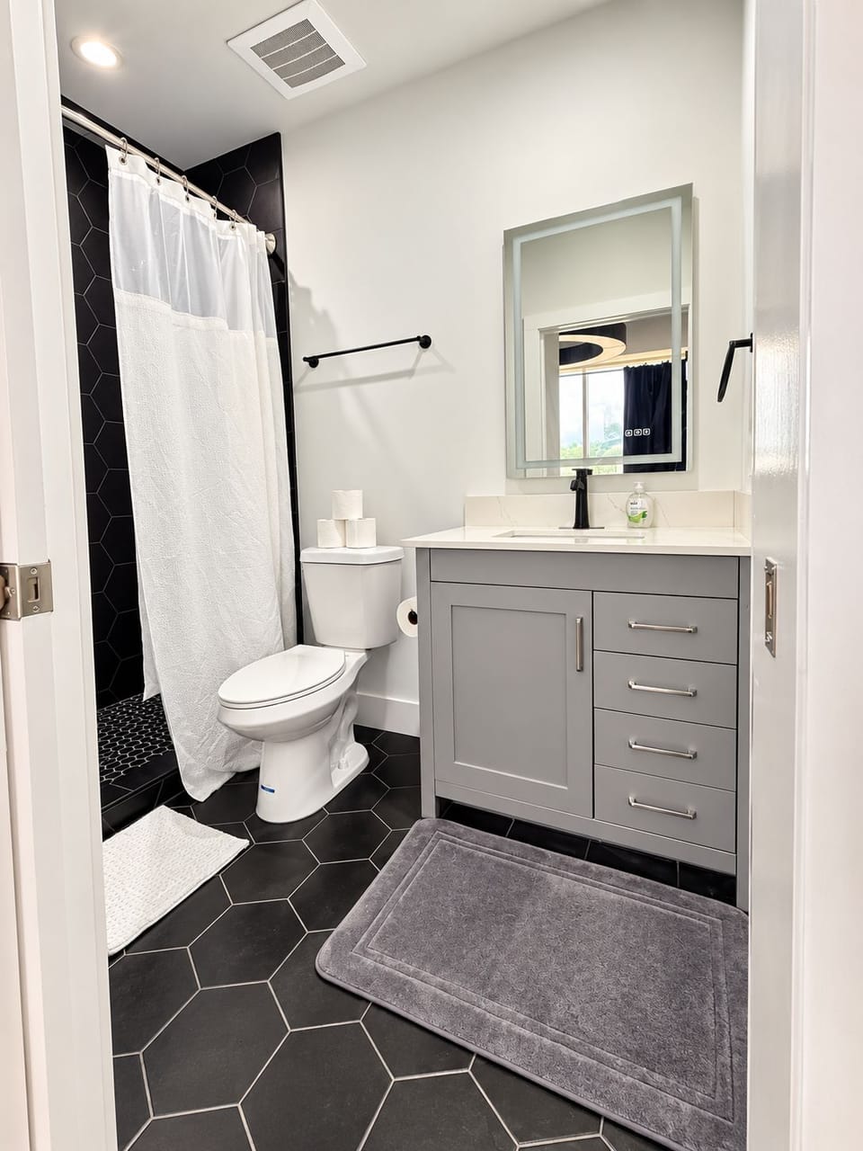 clean bathroom