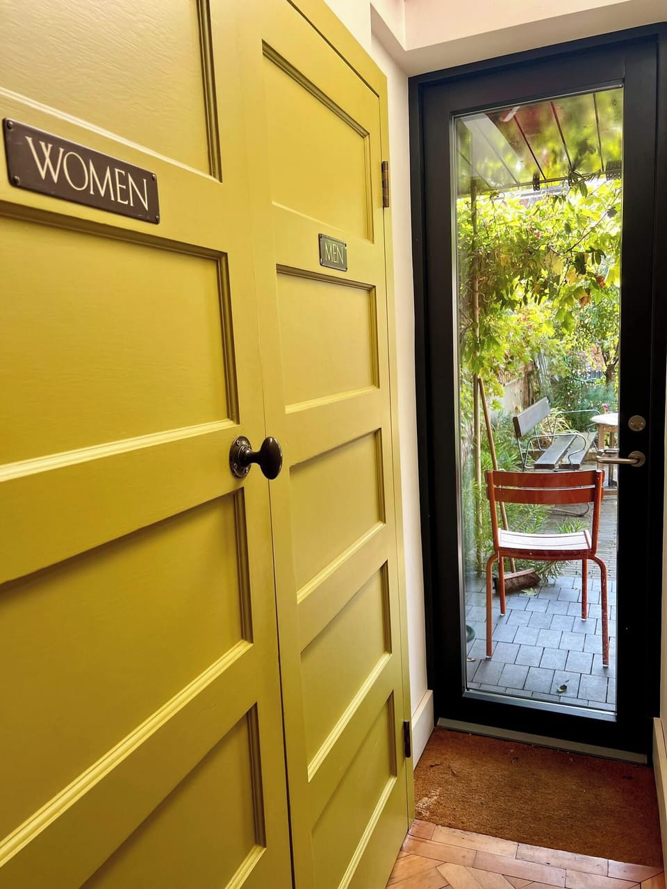 Bathroom doors