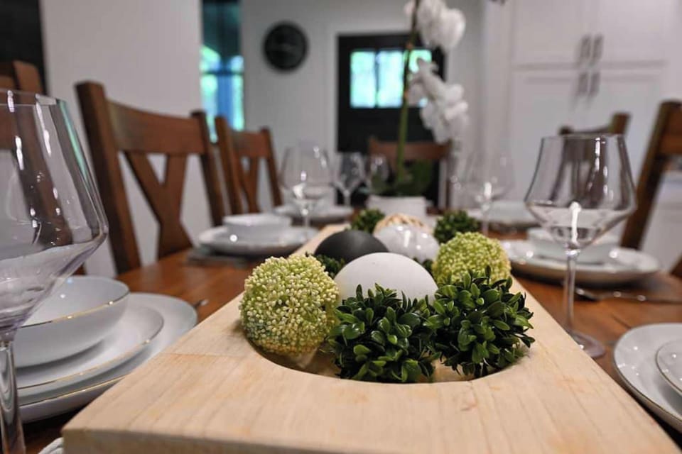 Thoughtfully set table that makes everyday meals feel special