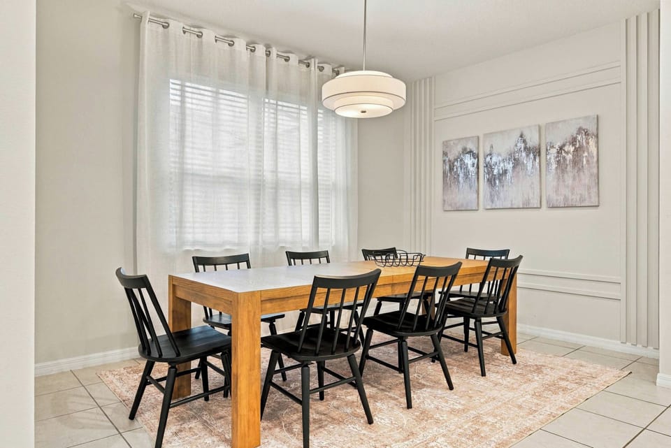 Dining room with seating for 8