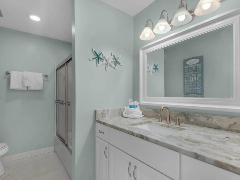 Full Bathroom with Walk-In Shower