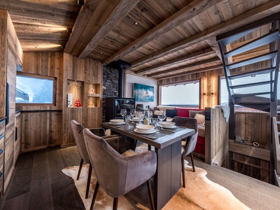 Cozy chalet Courchevel 5 pers near slopes with sauna and terrace Chalet in Saint-Bon-Tarentaise
