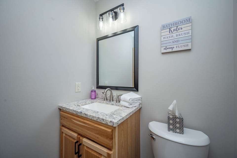 Powder Room on Main Level