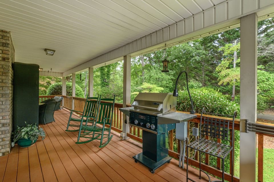 Grill out and relax on the porch