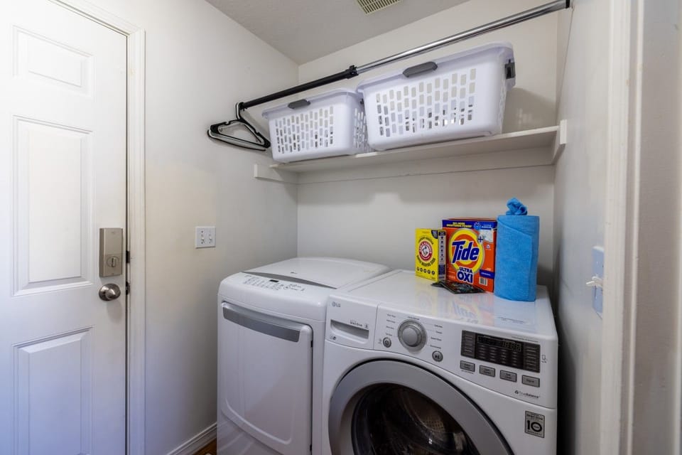 A Convenient Laundry Area