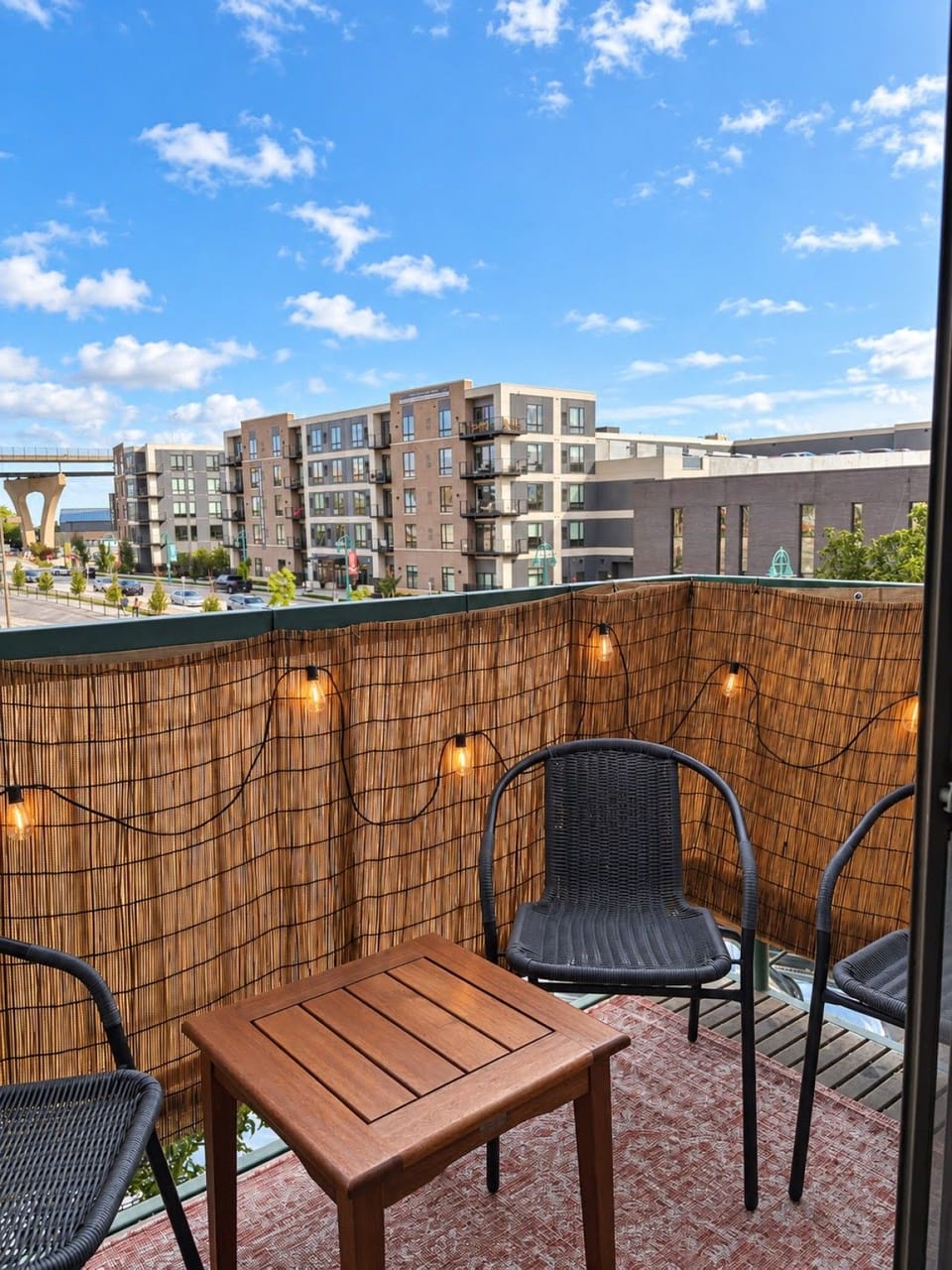 Sip your morning coffee on your private balcony overlooking the historic Third Ward