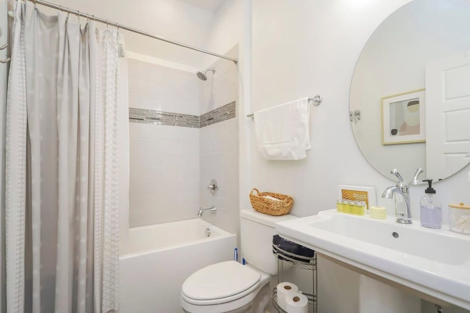 Full Bathroom with Tub/shower adjacent to Bedroom 2