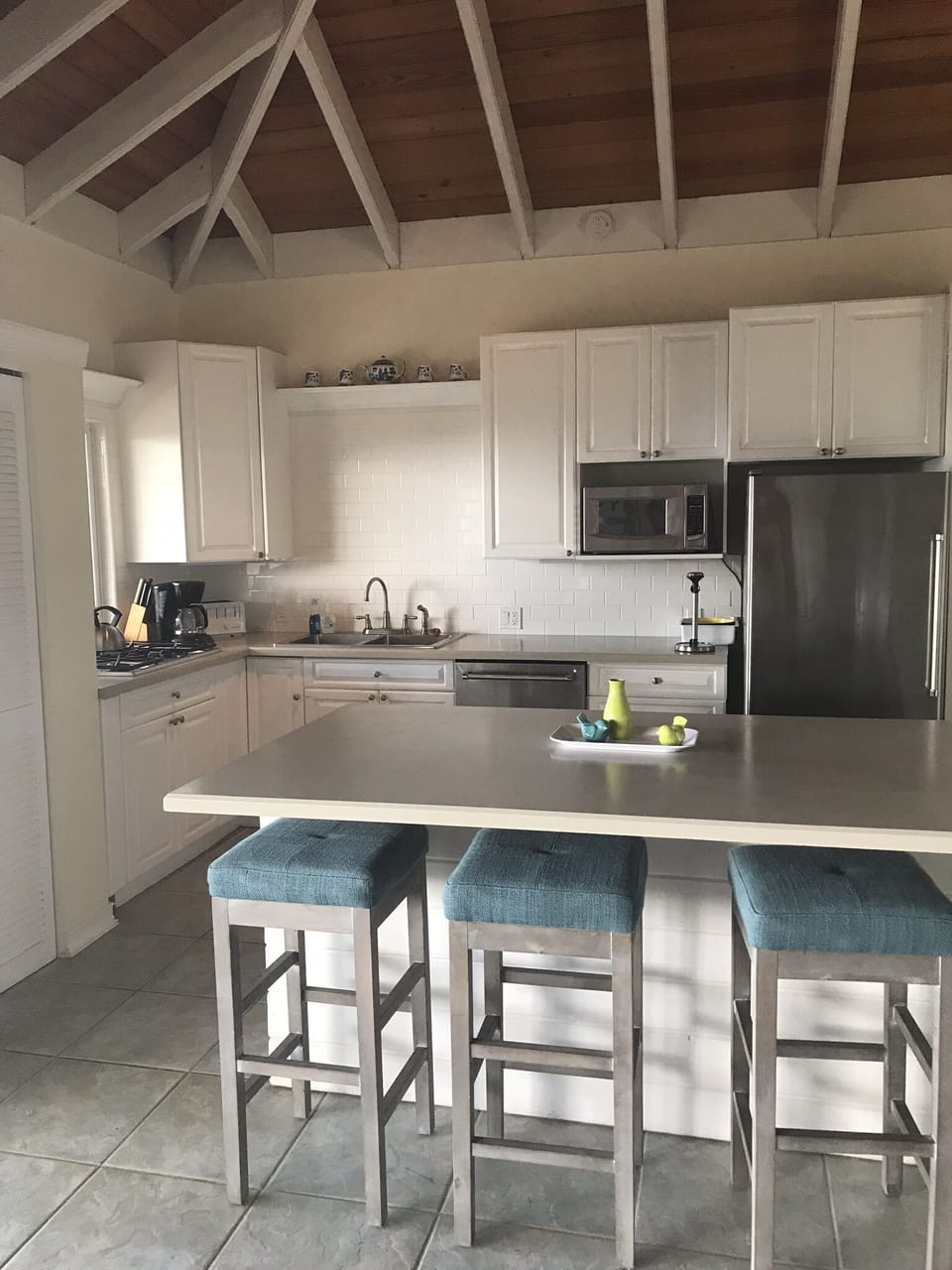 The kitchen is nicely appointed with everything you need!