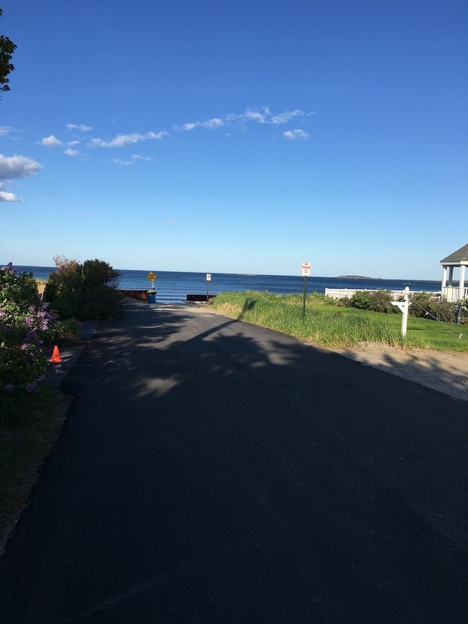 View from the driveway.