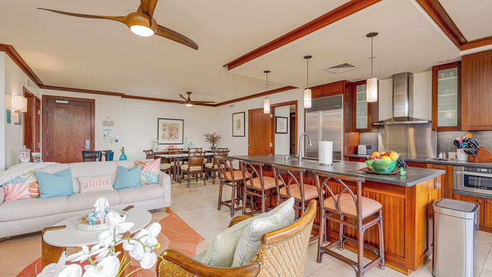 Villa overview from lanai