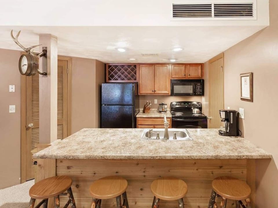 Kitchen with Beautiful New Counter Tops