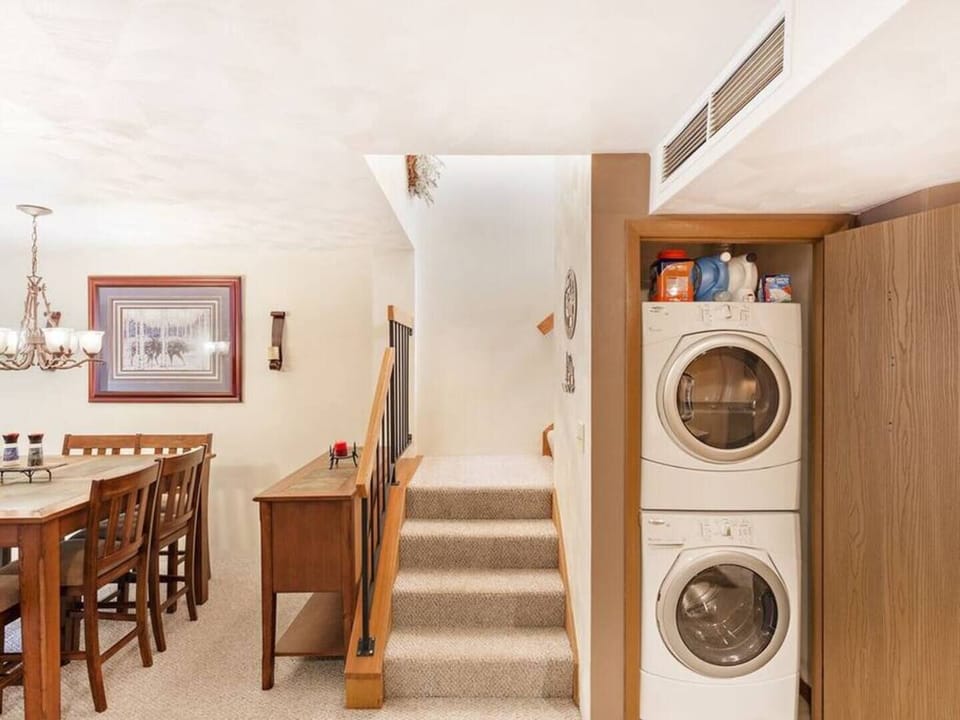 Laundry Closet with Full Size Washer/Dryer