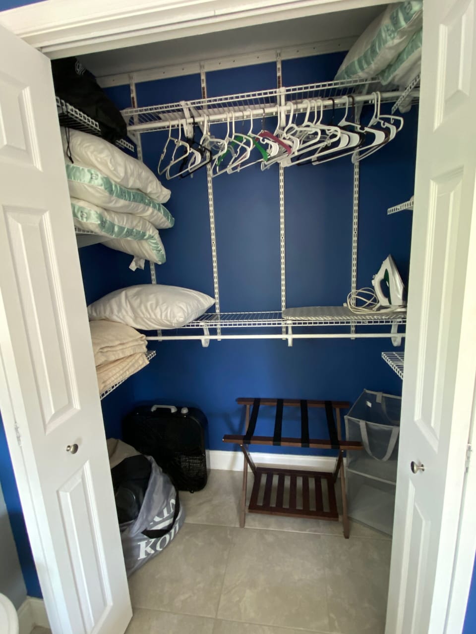 Larger master bedroom closet
