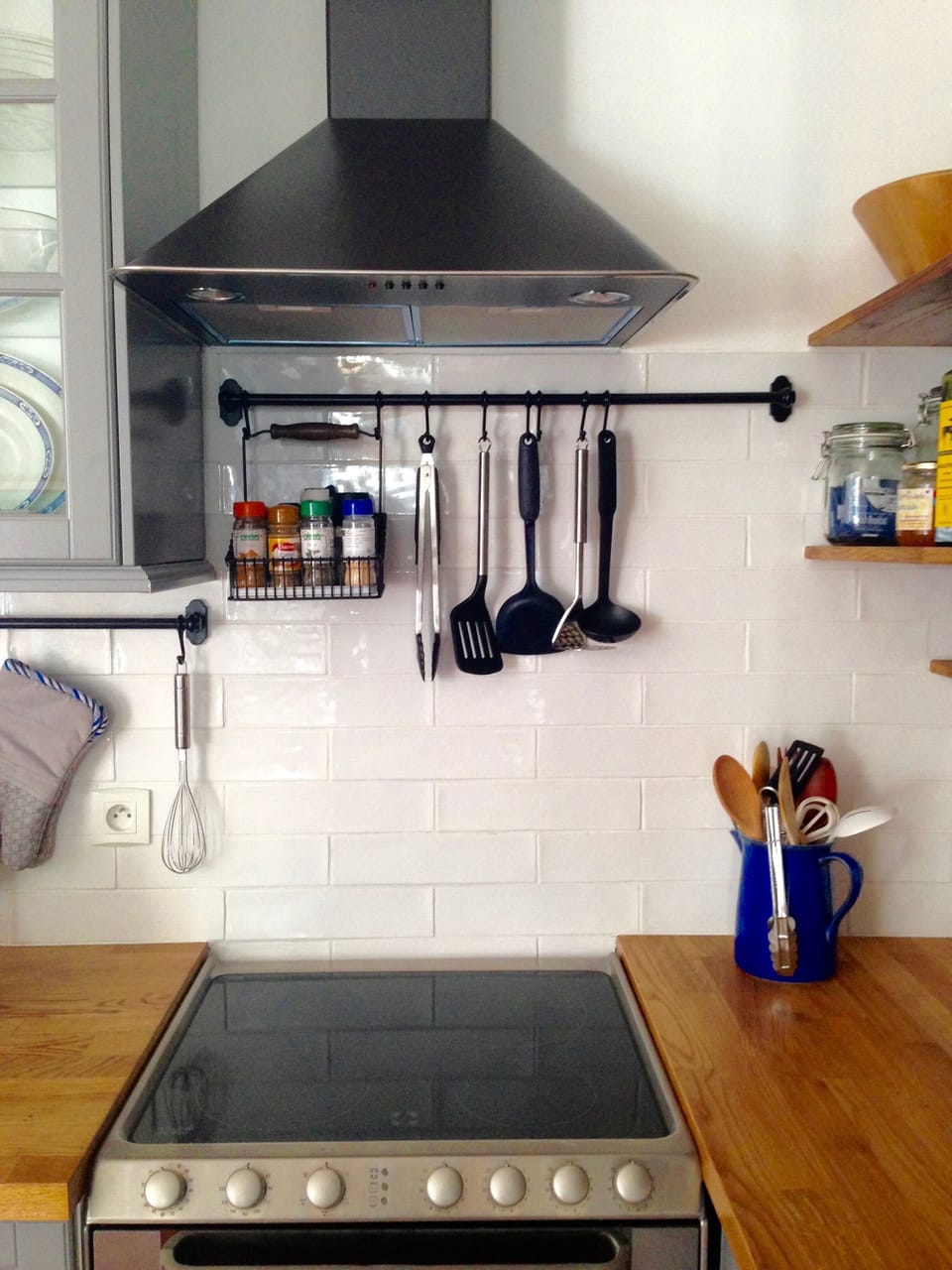 Although the kitchen is new, it maintains it's distinctive old world charm.