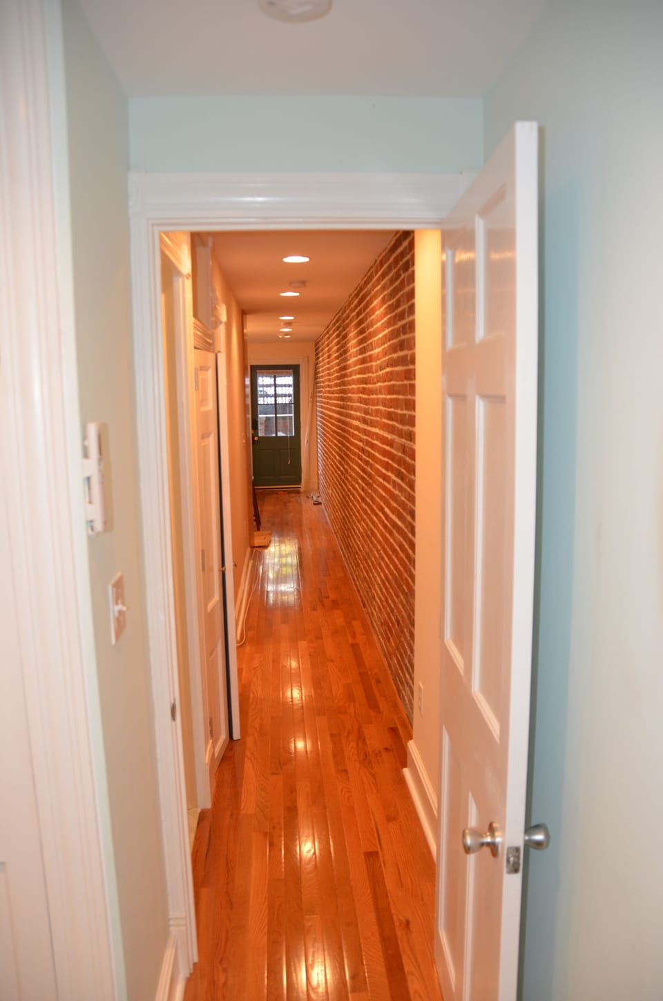 Long hallway throughout the suite