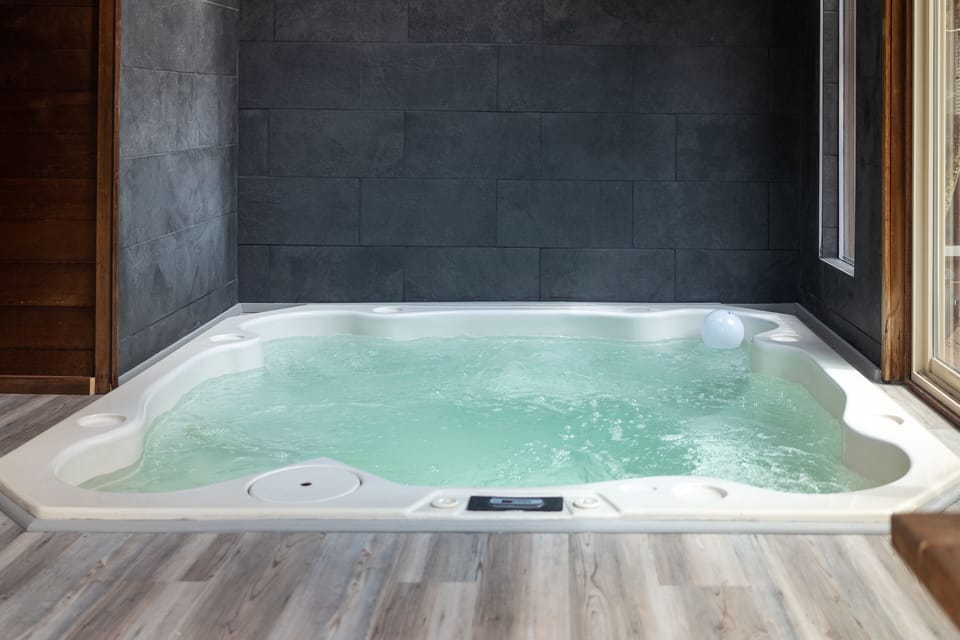 Spa tub will be sparkling clean and hot on arrival