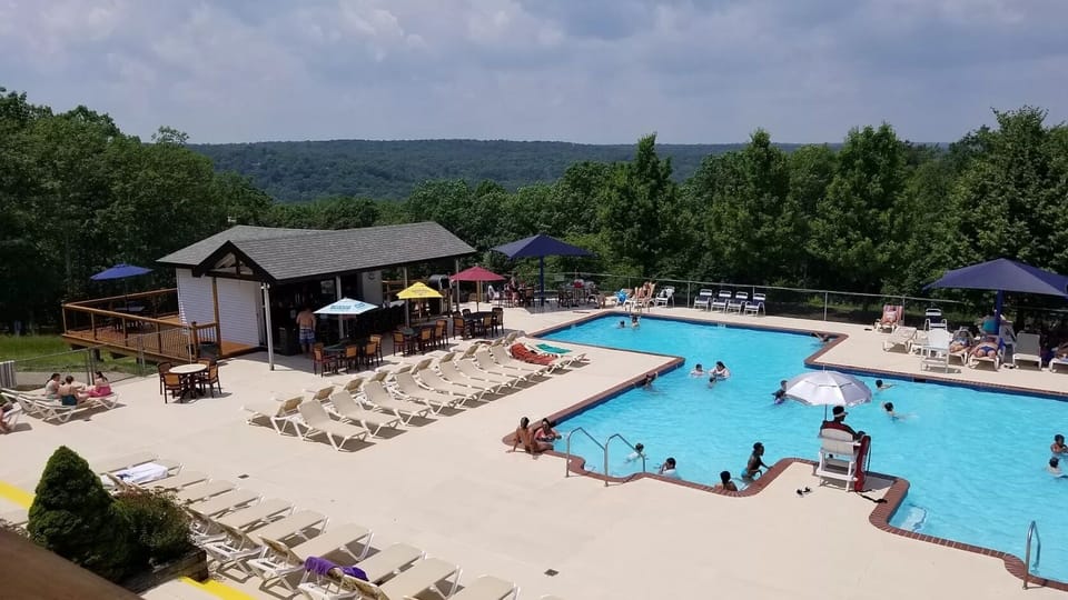 Saw Creek Community pool with Tiki Bar