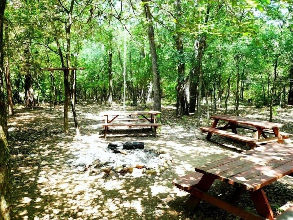 Great place for campfires and camping right behind the cabin