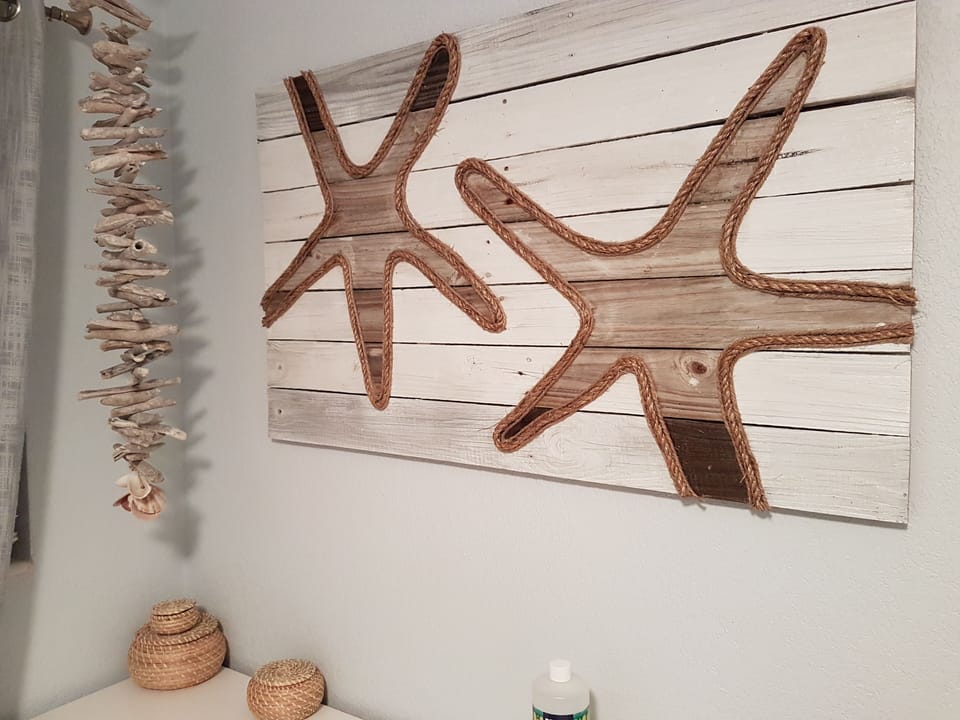Hand made wall art.
