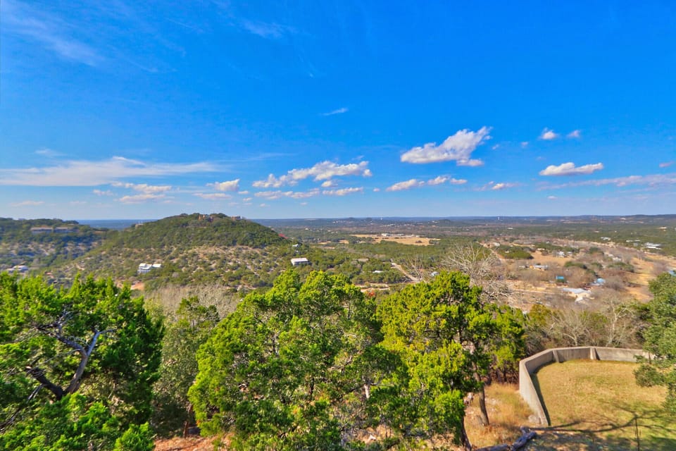 Sit and enjoy gorgeous hill country views