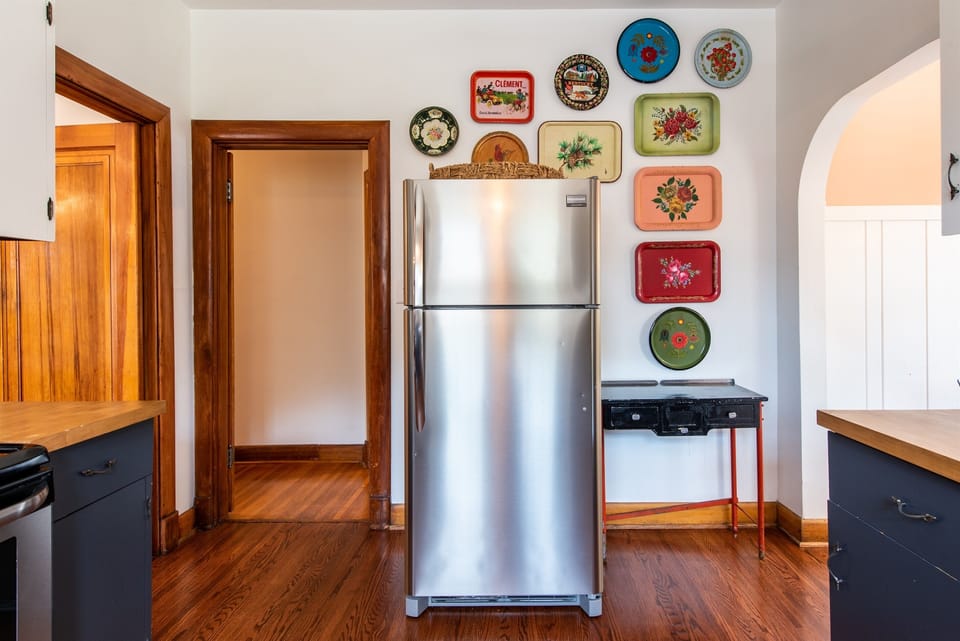 Fully stocked kitchen