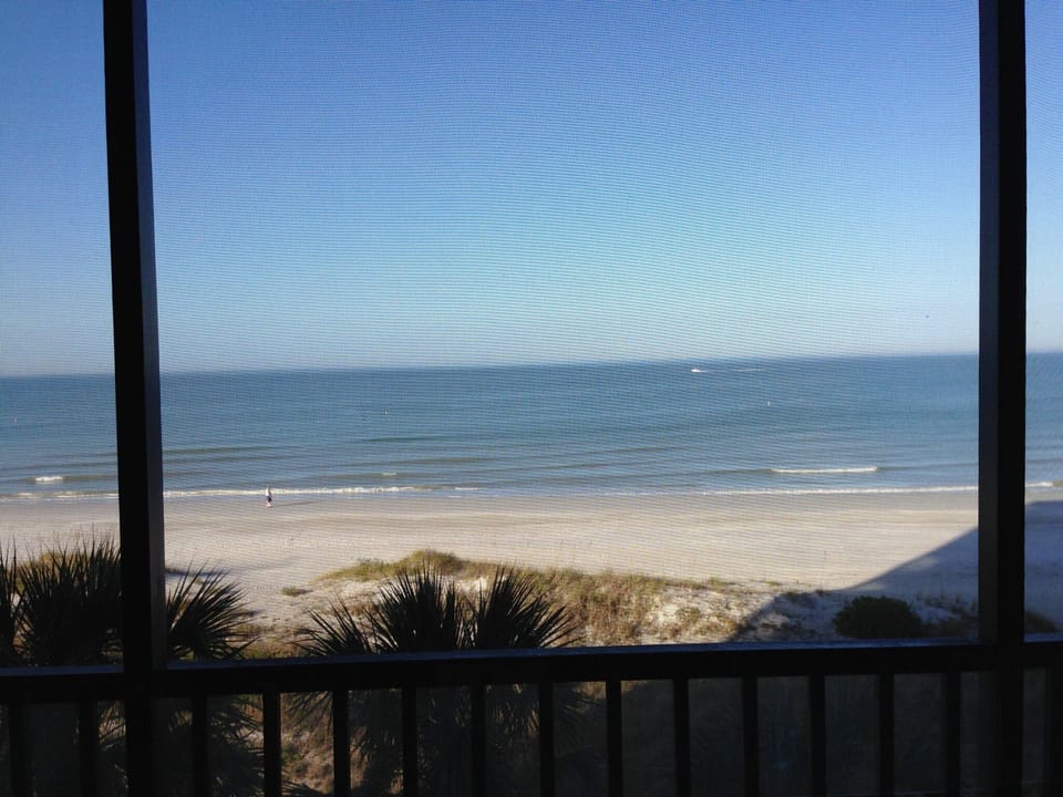 View of the beach and Gulf of Mexico on another perfect day.