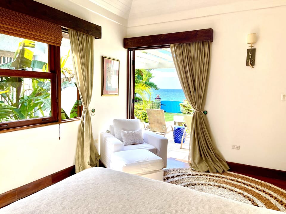 Bedroom #2 opens out to pool veranda.